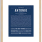 Antonio | Name Art Print