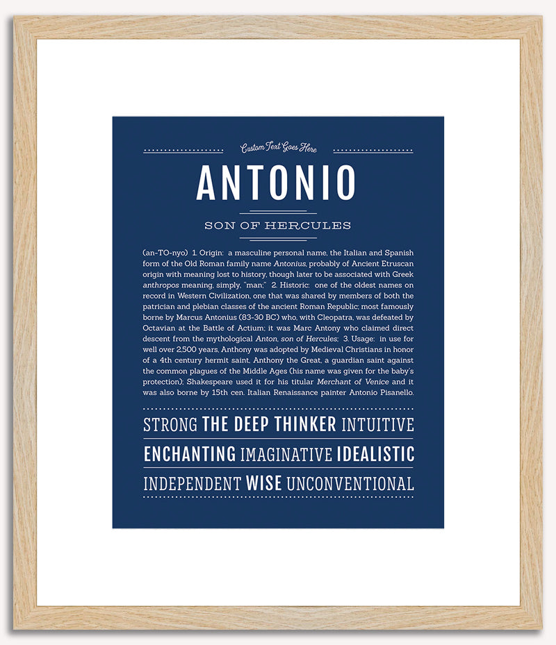 Antonio | Name Art Print