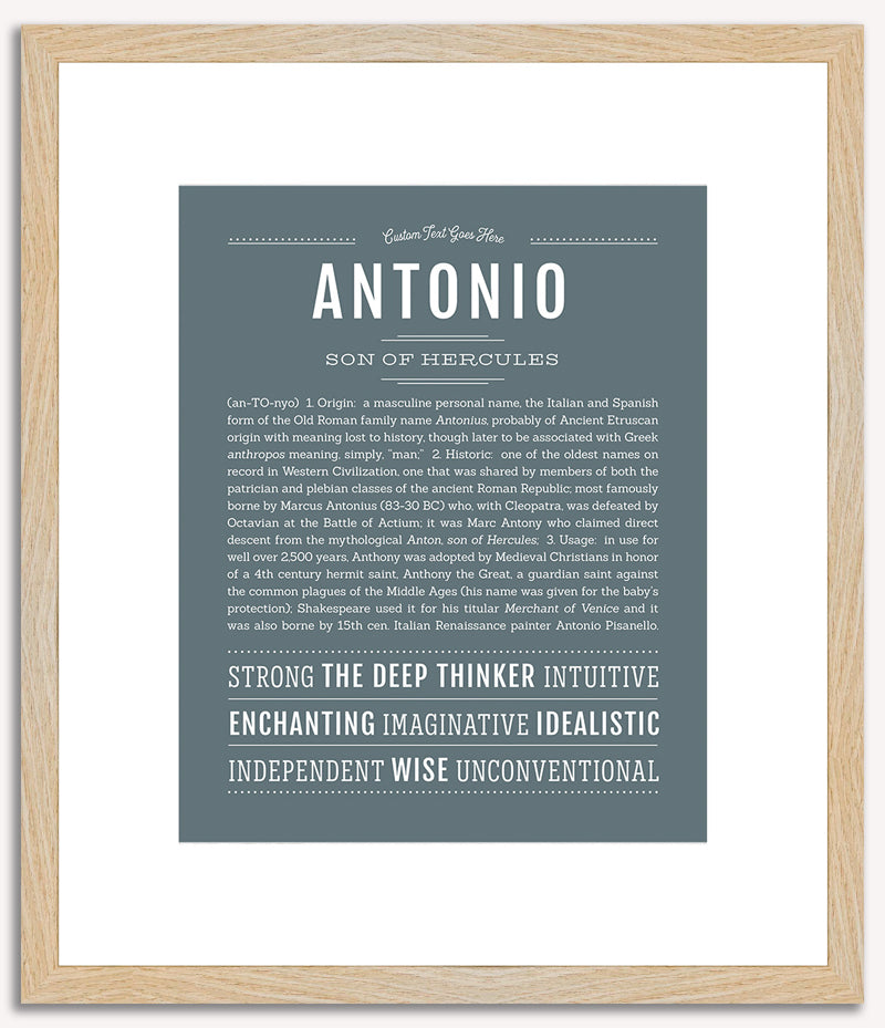 Antonio | Name Art Print