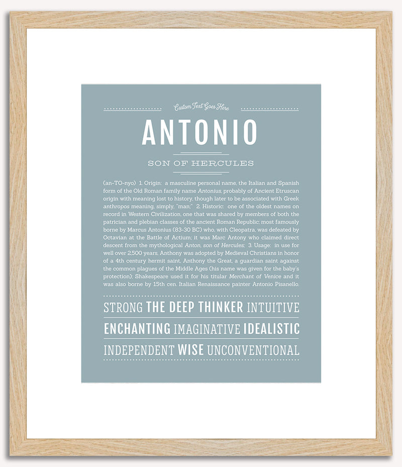 Antonio | Name Art Print