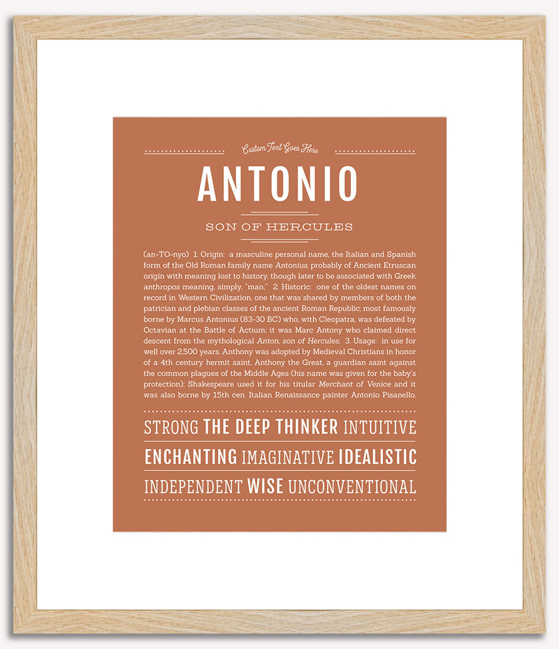 Antonio | Name Art Print