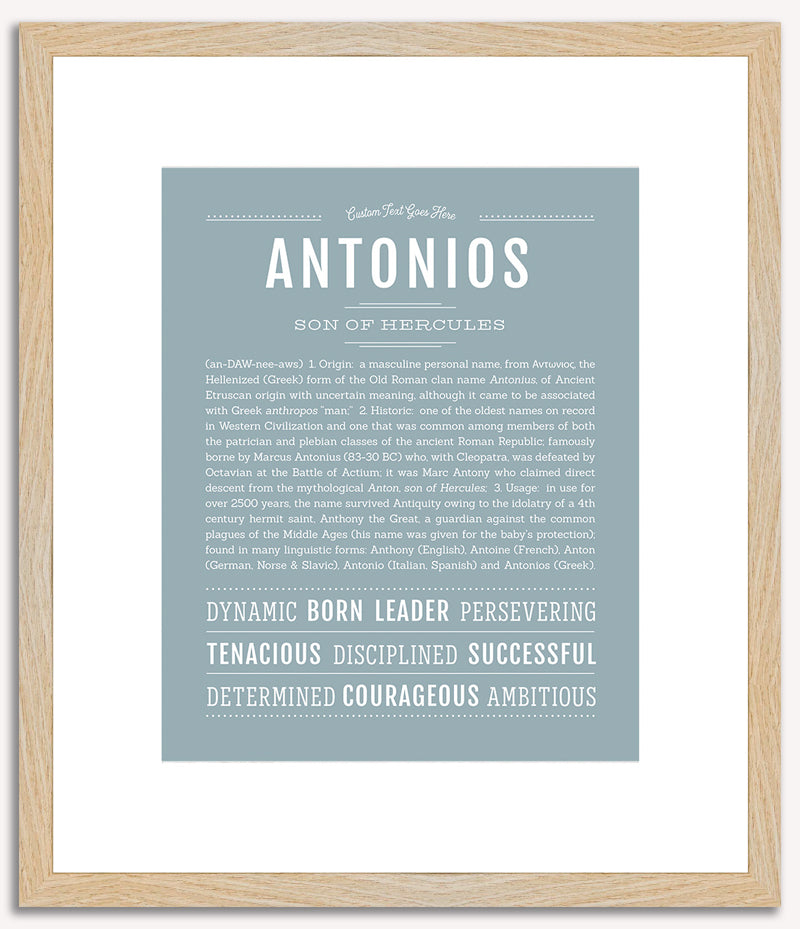 Antonios | Name Art Print