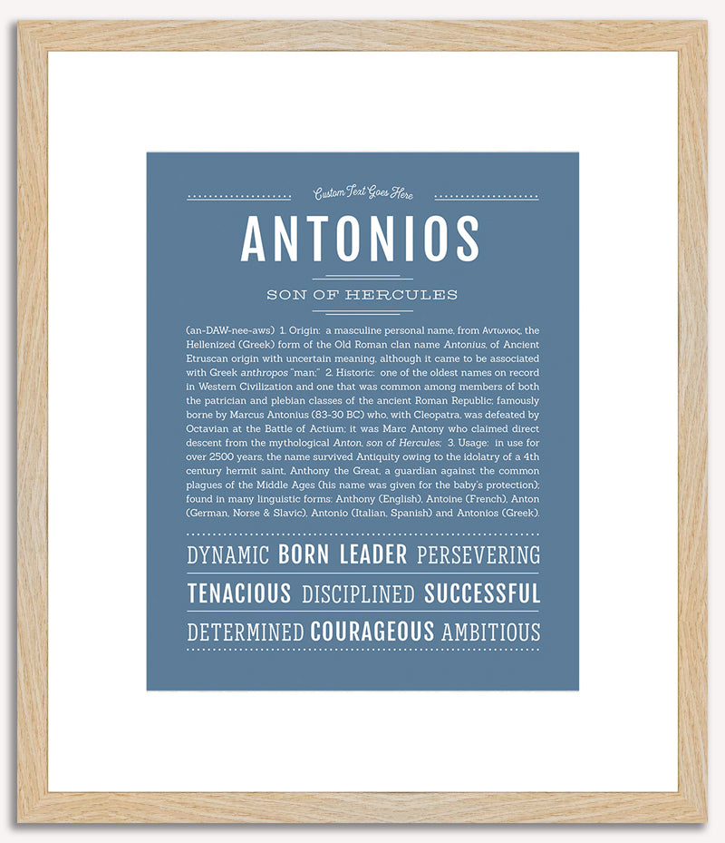 Antonios | Name Art Print