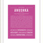 Frame Options | Dark Pink | Black Frame, Matted