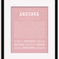 Frame Options | Dusty Rose | Maple Frame, Matted