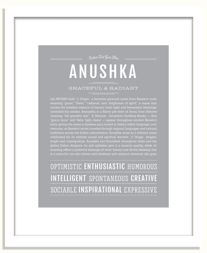Frame Options | Light Gray | Black Frame, Matted