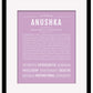 Frame Options | Lilac | Maple Frame, Matted