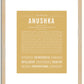 Anushka | Name Art Print