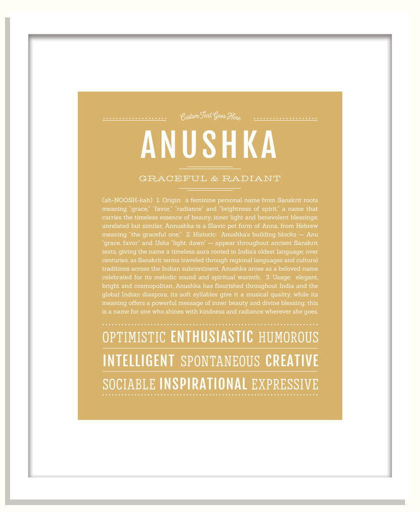 Frame Options | Matte Gold | Black Frame, Matted