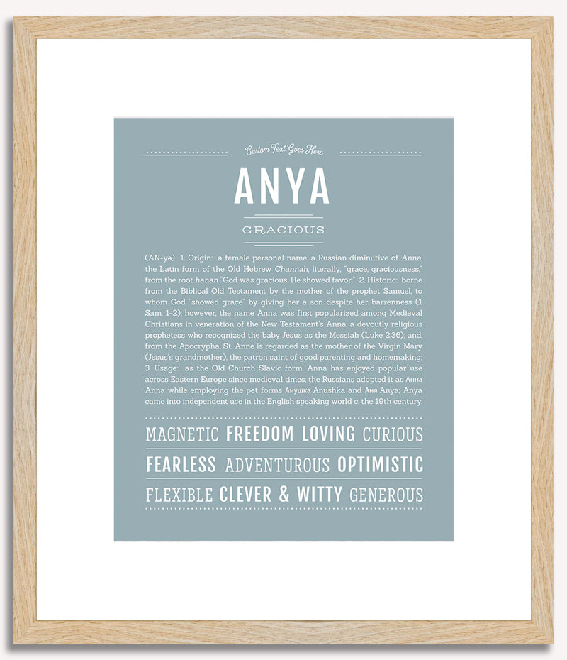 Anya | Name Art Print