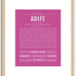 Aoife | Name Art Print