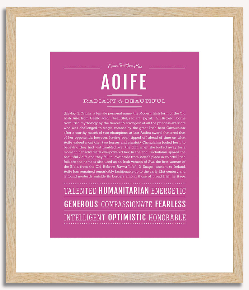 Aoife | Name Art Print