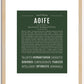 Aoife | Name Art Print