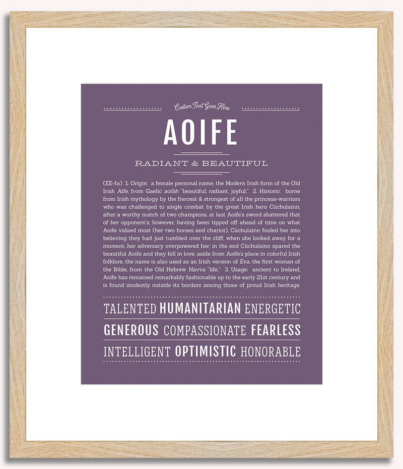 Aoife | Name Art Print