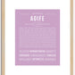 Aoife | Name Art Print