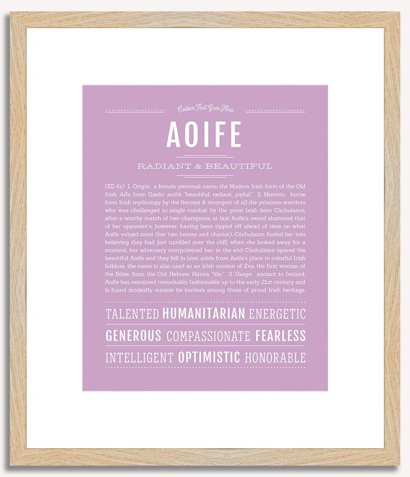 Aoife | Name Art Print