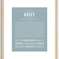 Aoife | Name Art Print