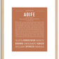 Aoife | Name Art Print