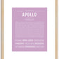 Apollo | Name Art Print