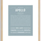 Apollo | Name Art Print