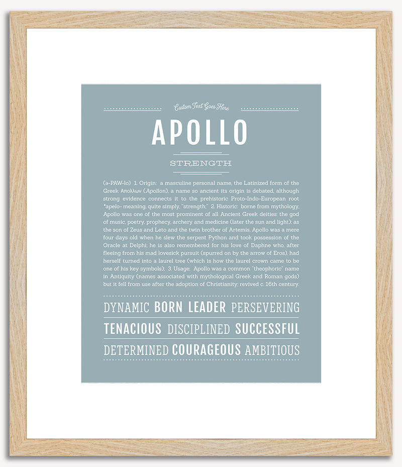 Apollo | Name Art Print