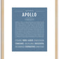 Apollo | Name Art Print