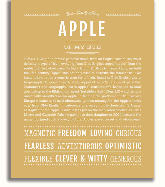 Frame Options | Matte Gold | No Frame