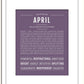 Frame Options | Deep Purple | White Frame, Matted