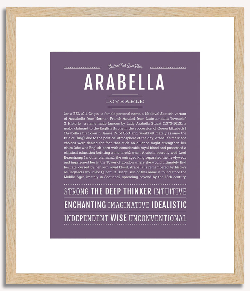 Arabella | Name Art Print