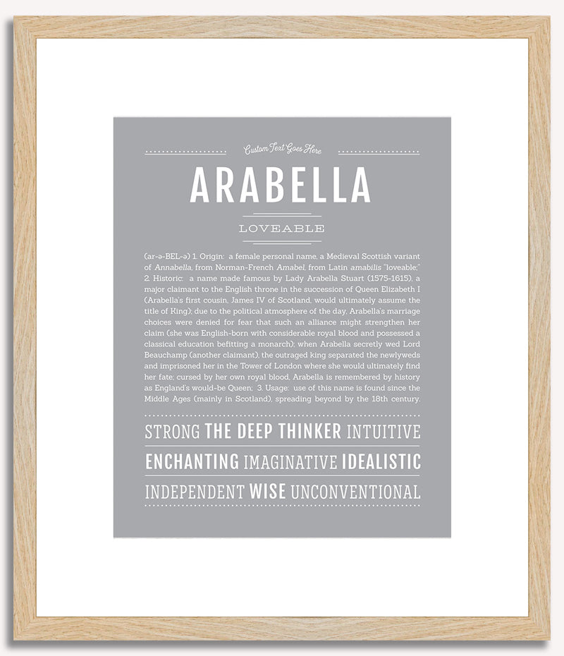 Arabella | Name Art Print