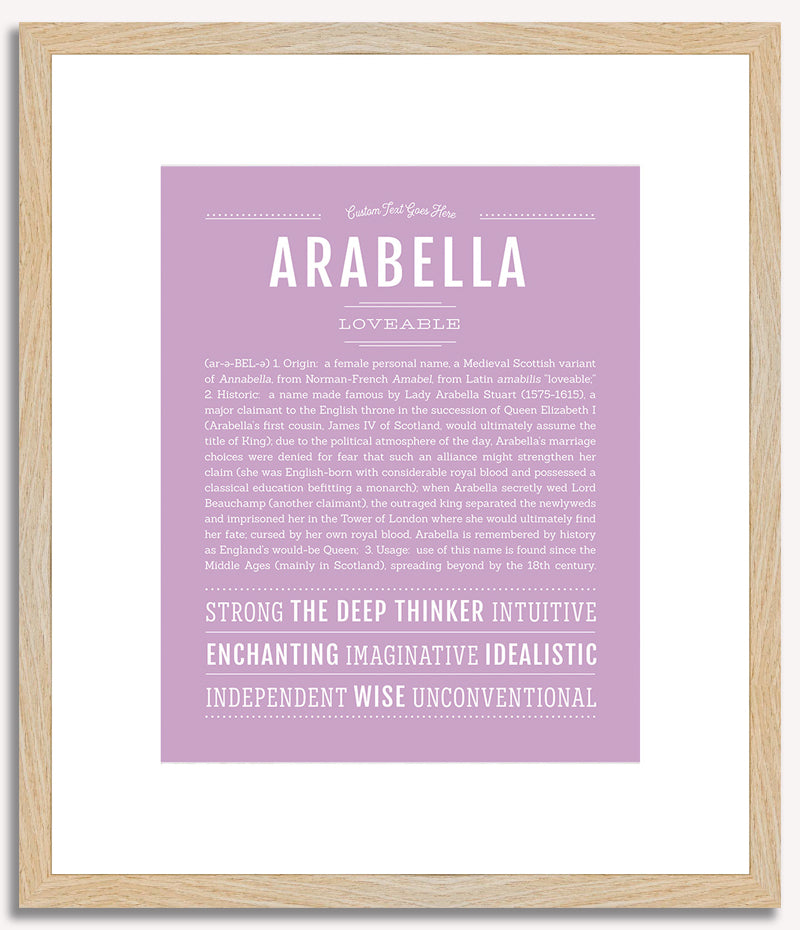 Arabella | Name Art Print