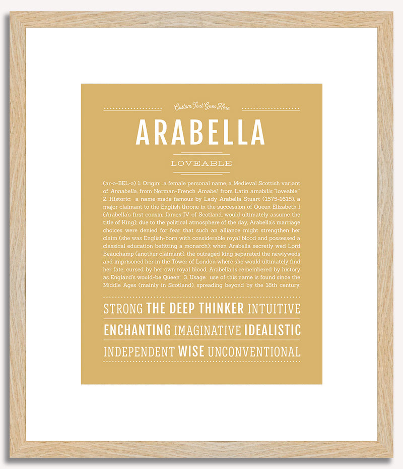 Arabella | Name Art Print