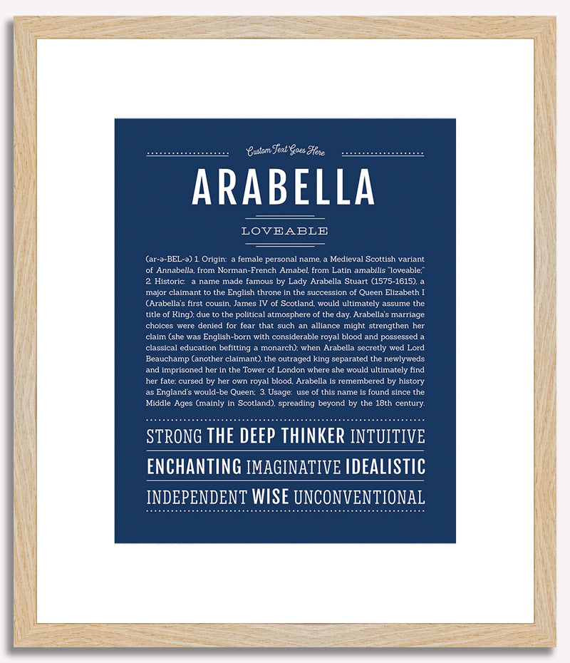 Arabella | Name Art Print