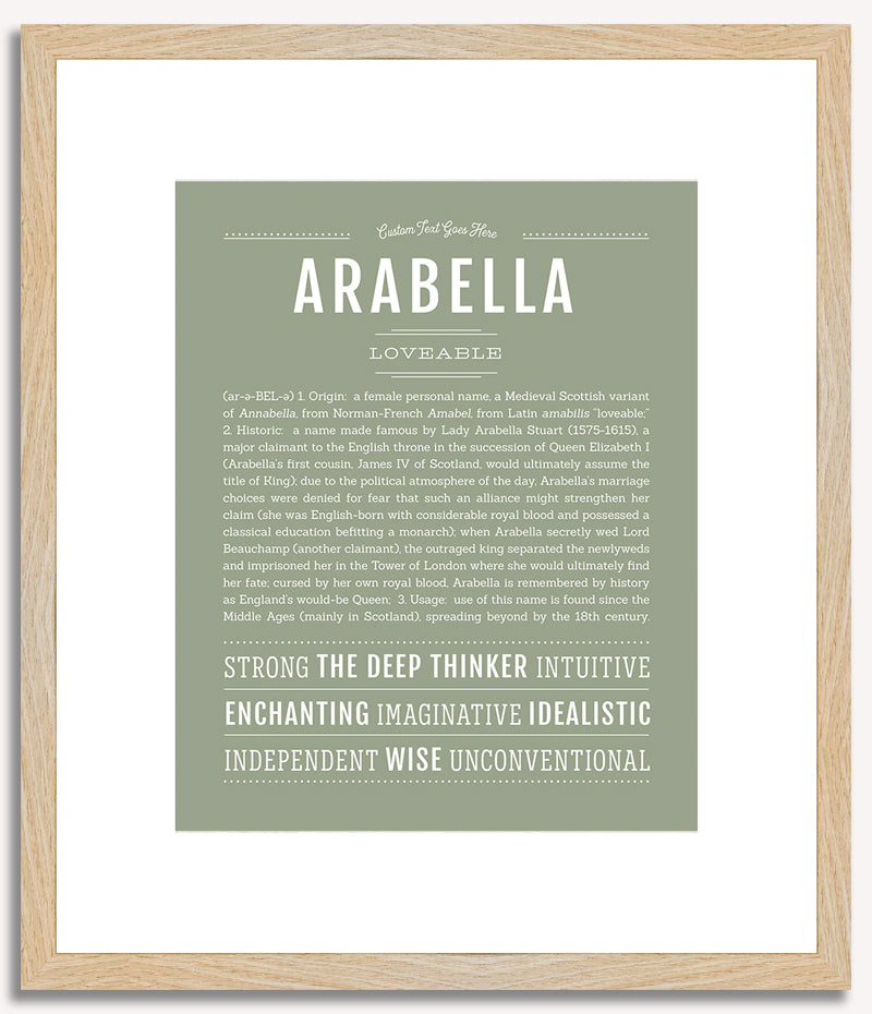 Arabella | Name Art Print