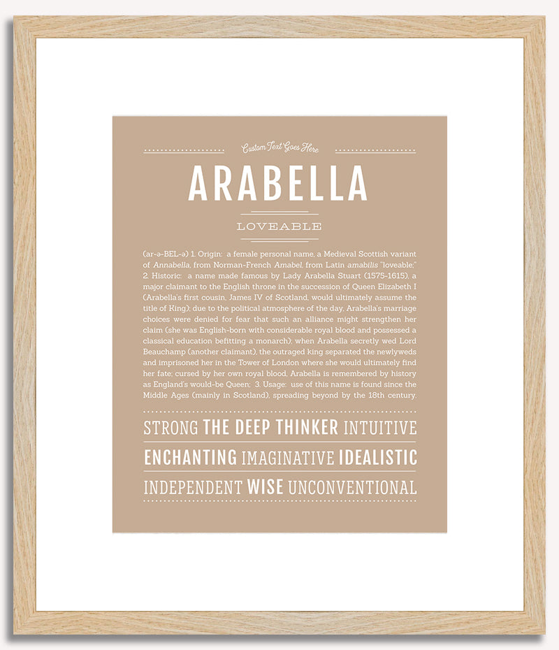 Arabella | Name Art Print