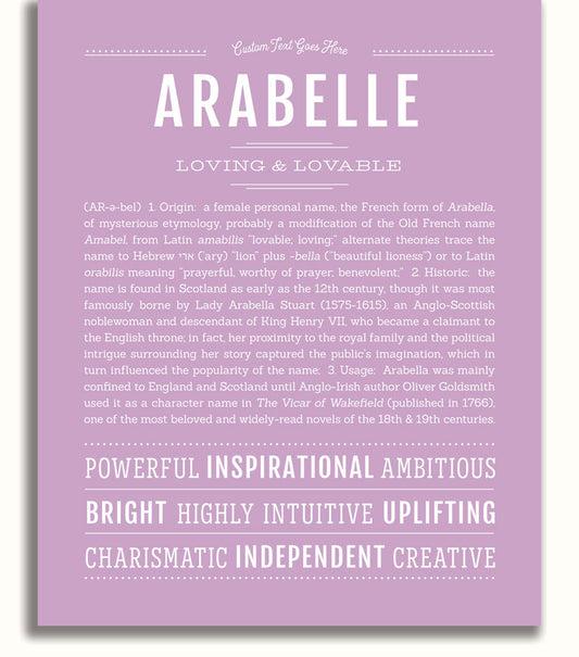 Frame Options | Lilac | No Frame