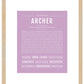 Frame Options | Lilac | Maple Frame, Matted