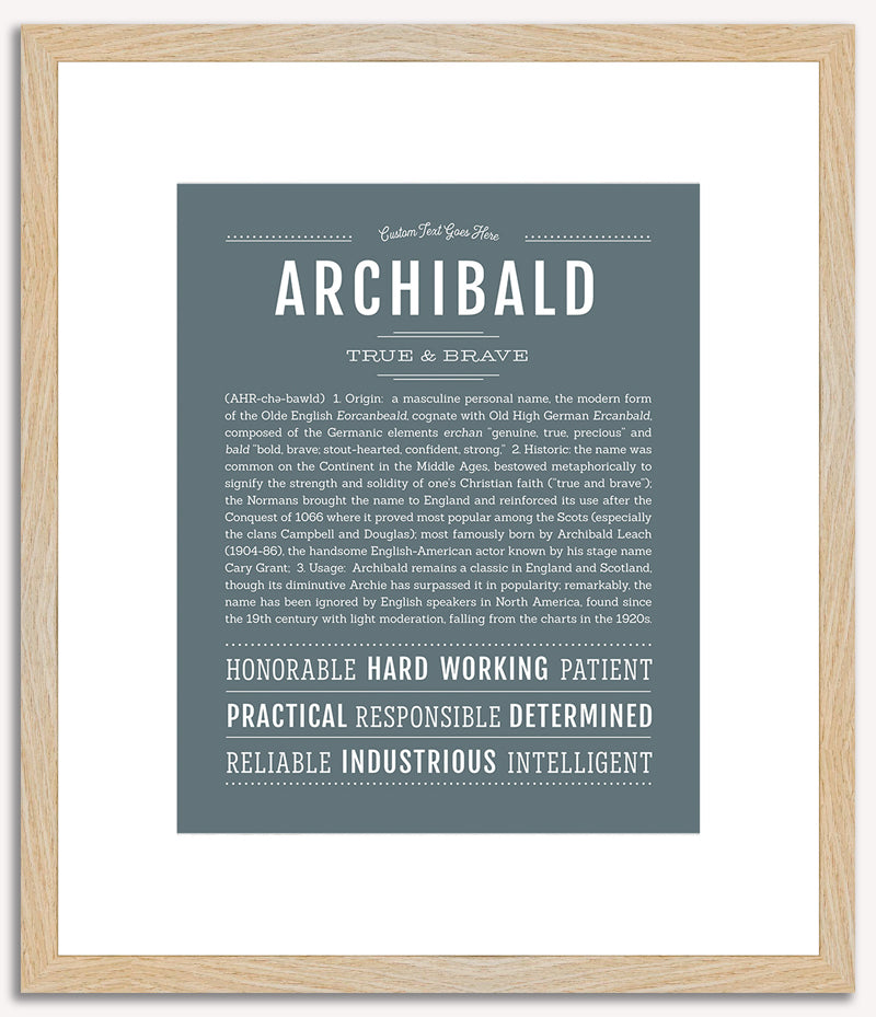 Archibald | Name Art Print