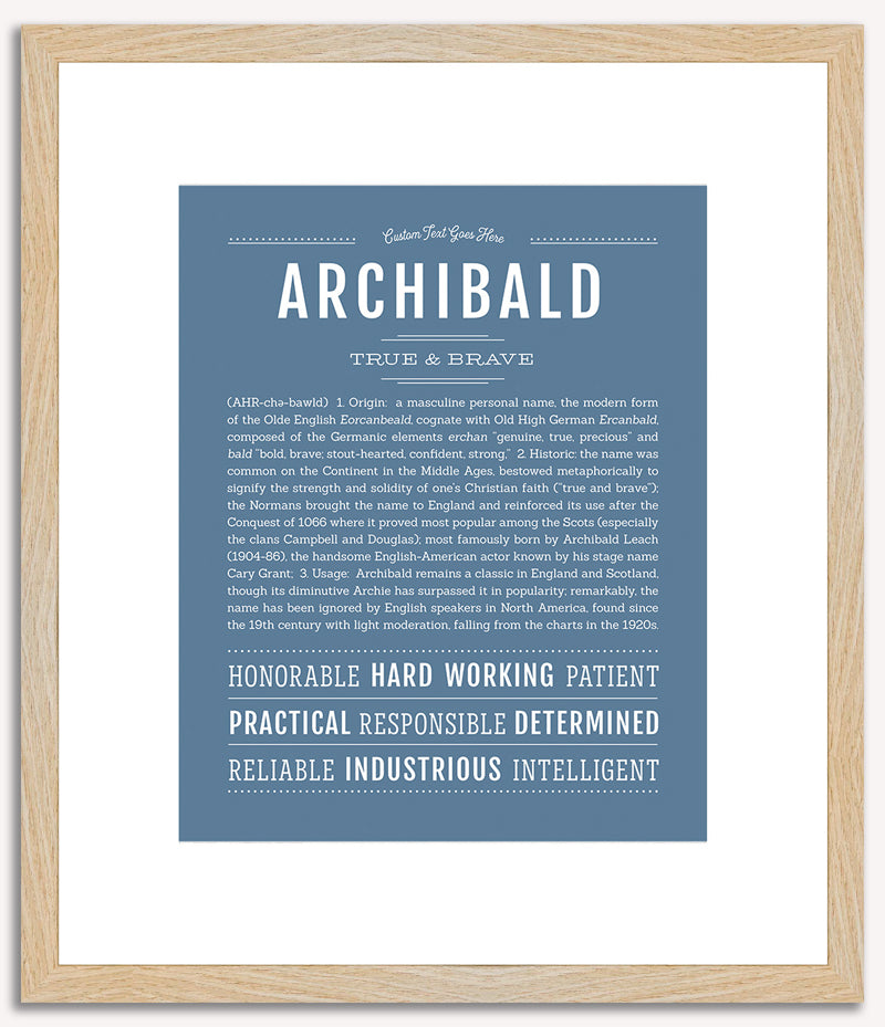 Archibald | Name Art Print