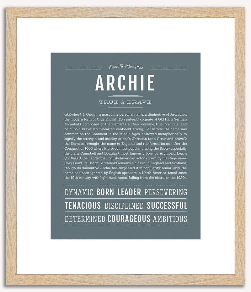 Archie | Name Art Print