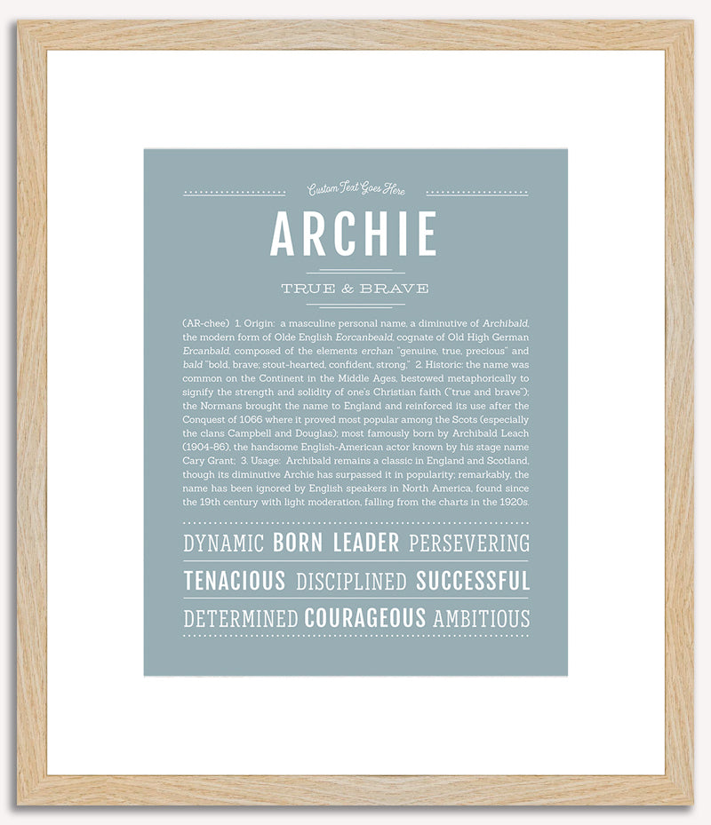 Archie | Name Art Print