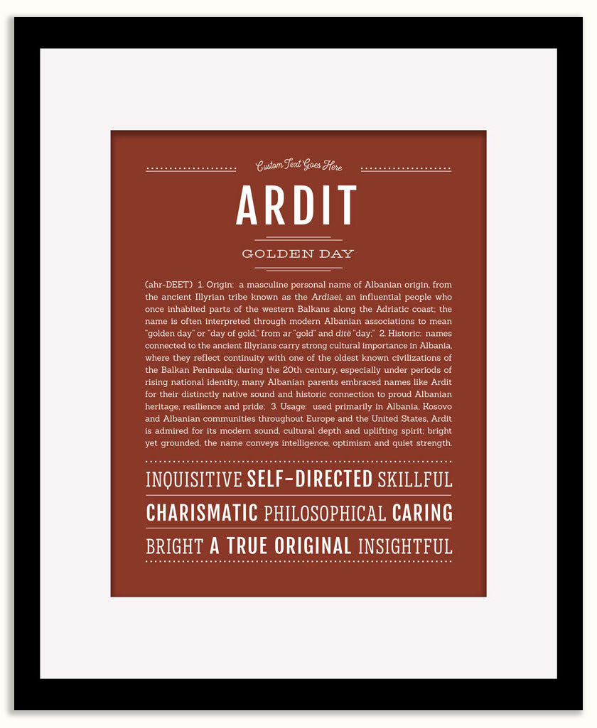 Ardit | Name Art Print