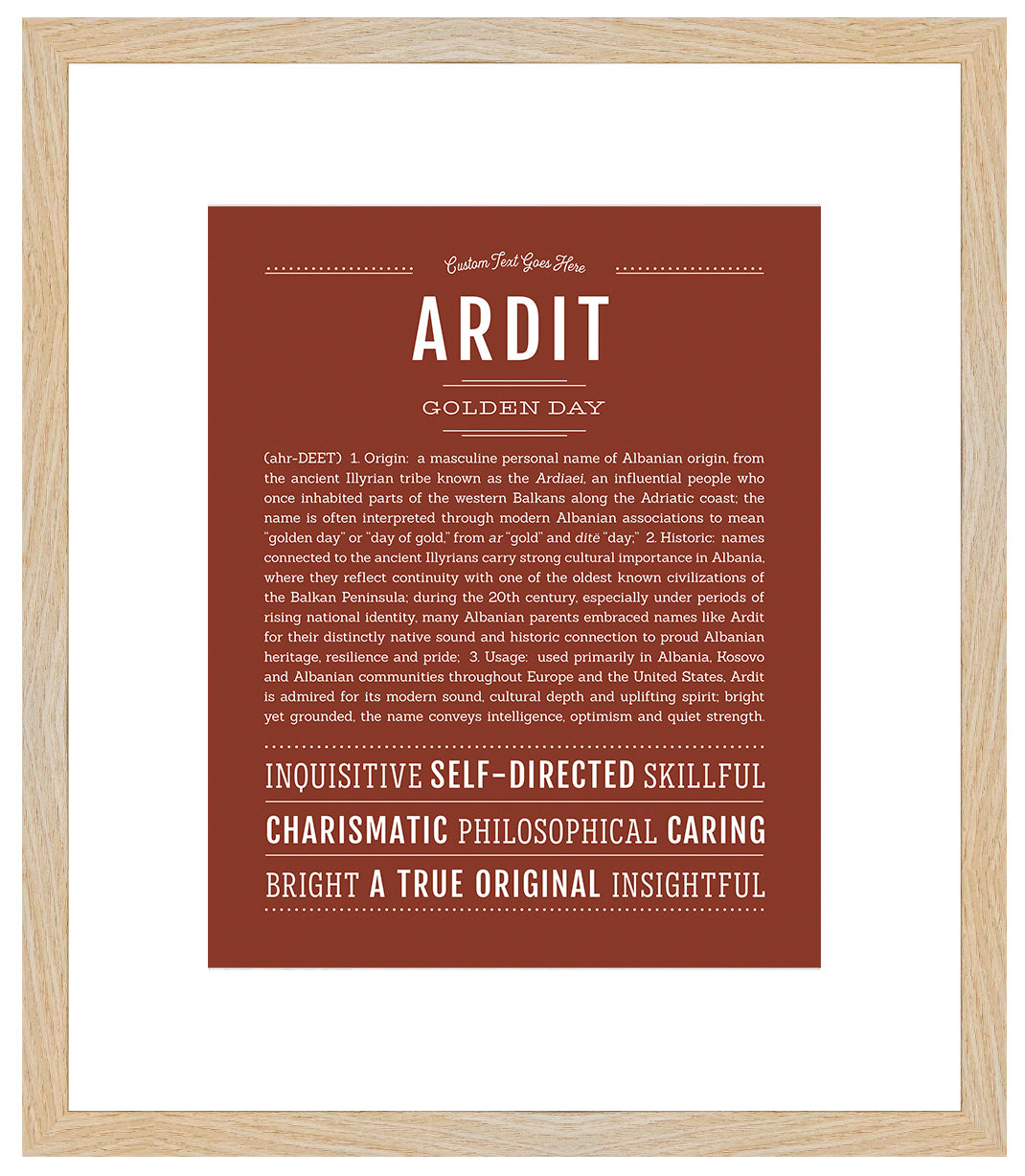 Ardit | Name Art Print