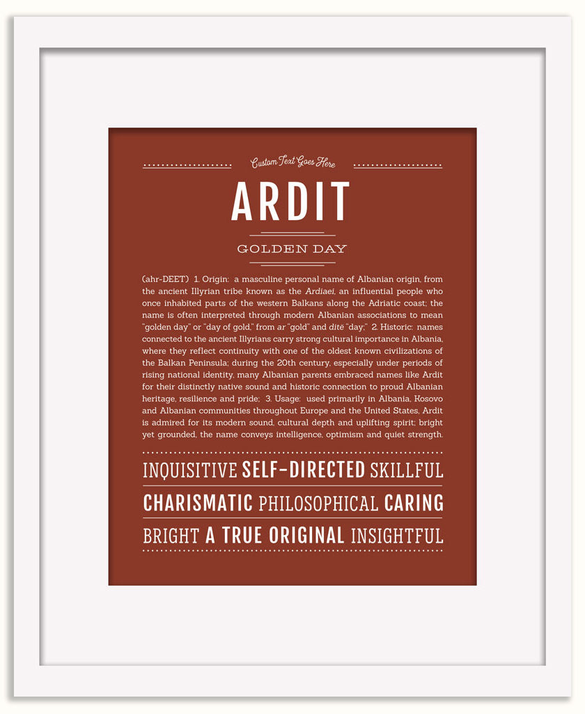Ardit | Name Art Print