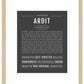 Ardit | Name Art Print