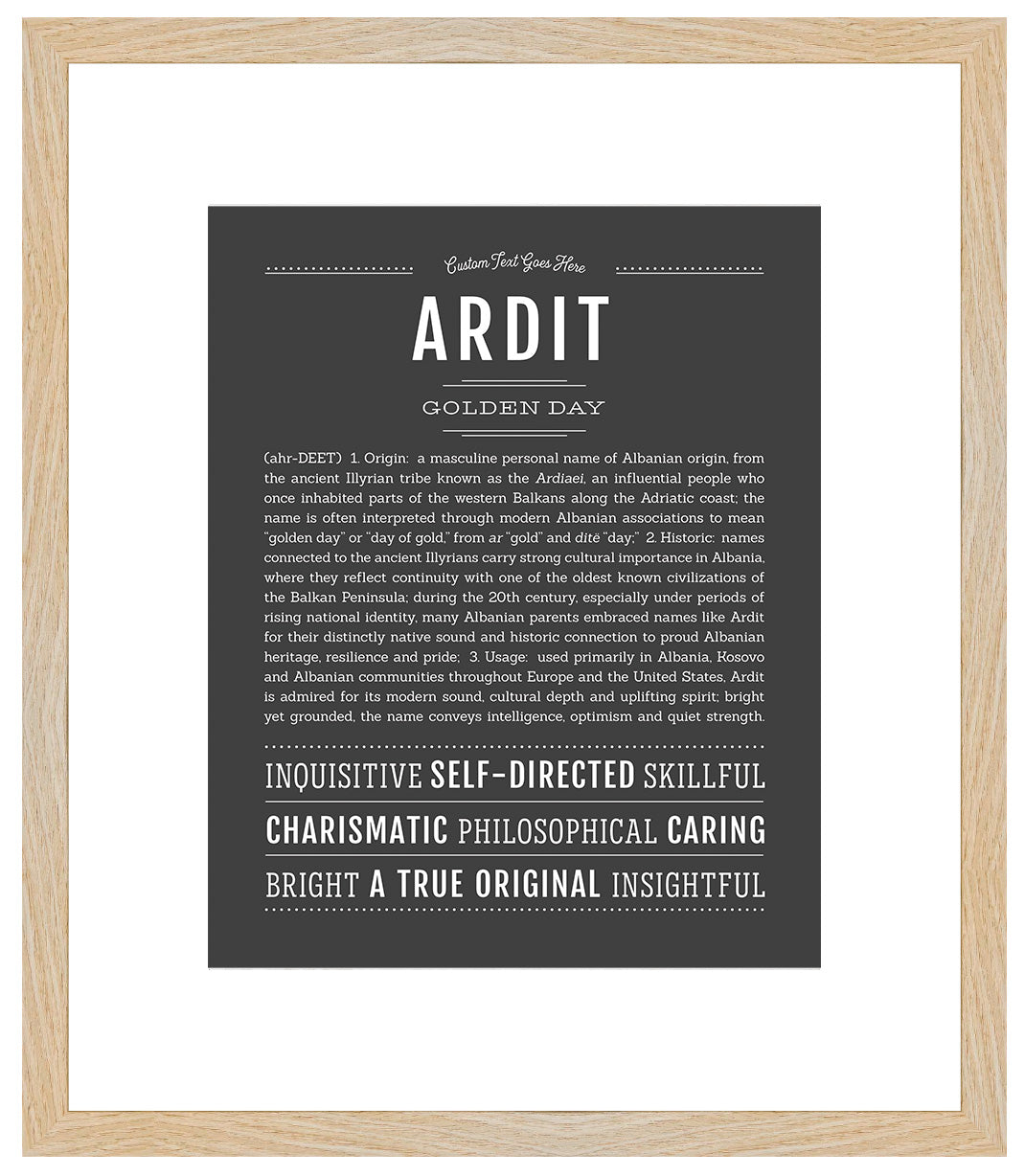 Ardit | Name Art Print