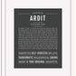 Ardit | Name Art Print