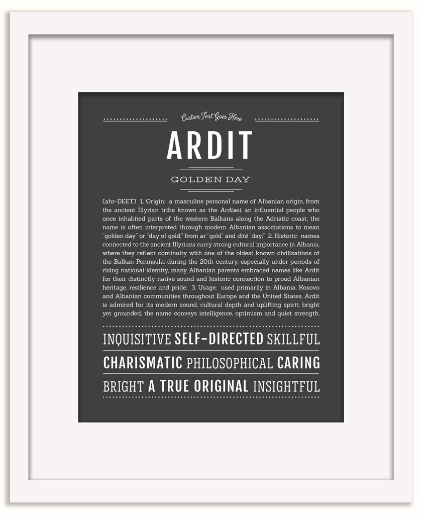 Ardit | Name Art Print