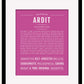 Ardit | Name Art Print