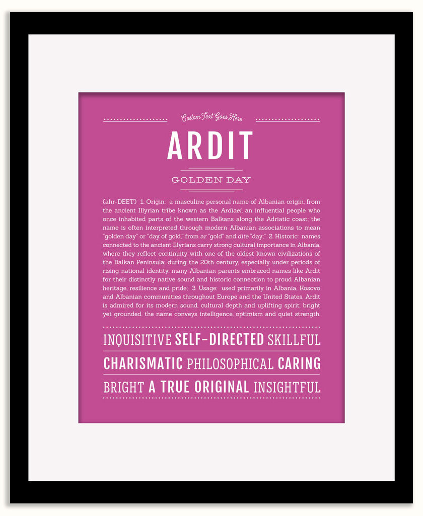 Ardit | Name Art Print